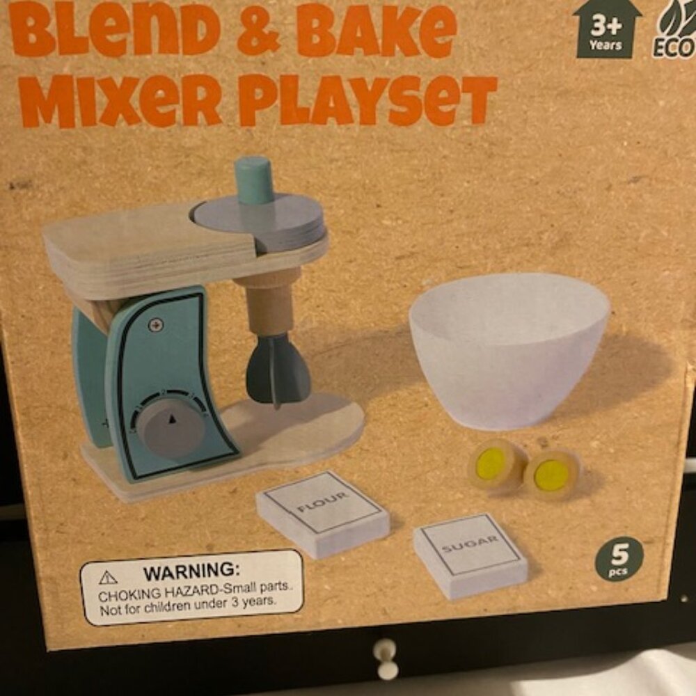 BLEND & BAKE MIXER PLAY SET *Age: 3+ Years* *ECO*